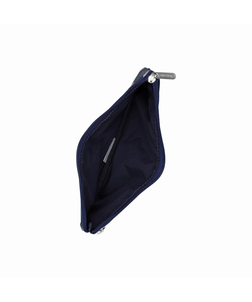 Lesportsac Розовая вышивка с розами Косметичка на 3 молнии [7158.Hf59]