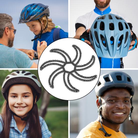 Гибкий шлем, антидеформационная внутренняя силиконовая накладка, универсальная, простая в установке, многоразовая, дышащая, вентилируемая, подкладка для шлема, аксессуары