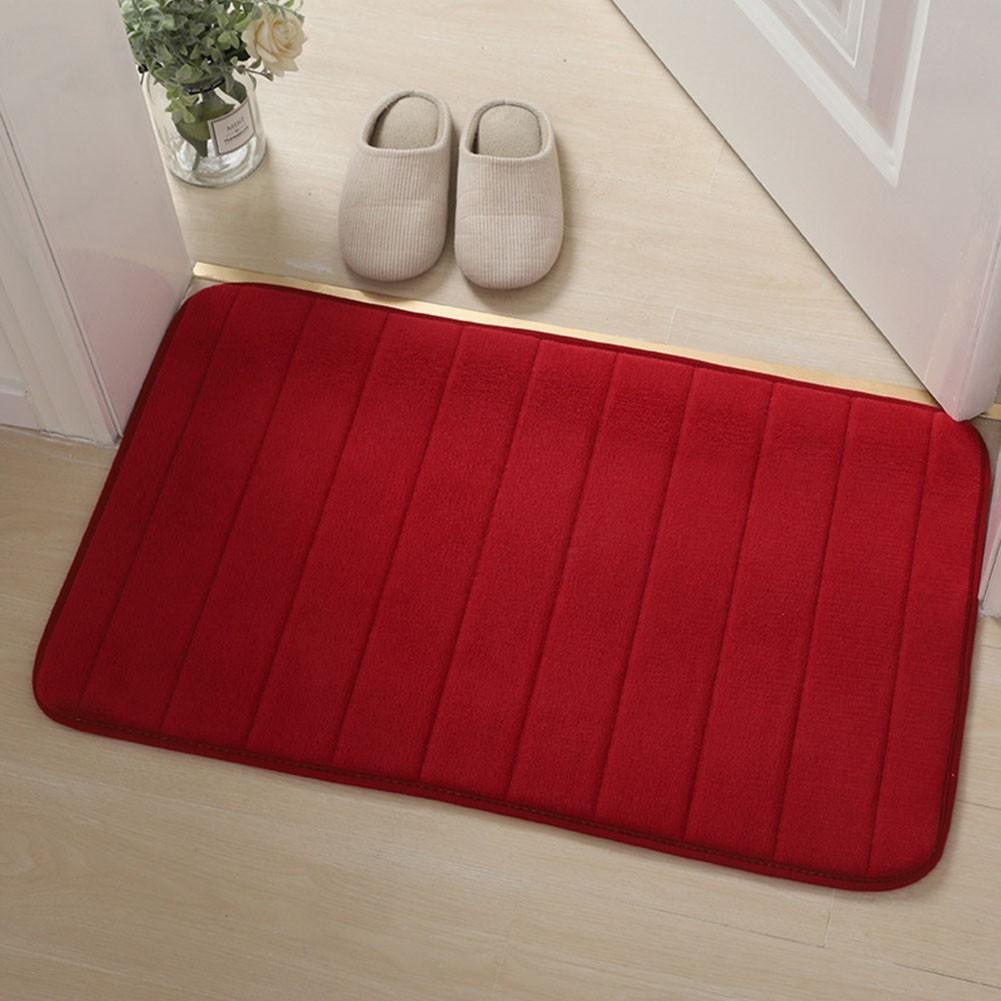 Мягкий и впитывающий пенный коврик для ванной с эффектом памяти, нескользящий набор для ванной комнаты