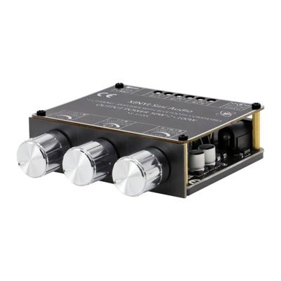 XY-E100L 2,1-канальный Bluetooth-совместимый модуль платы усилителя мощности звука 2x50 Вт + 100 Вт, высокий и низкий