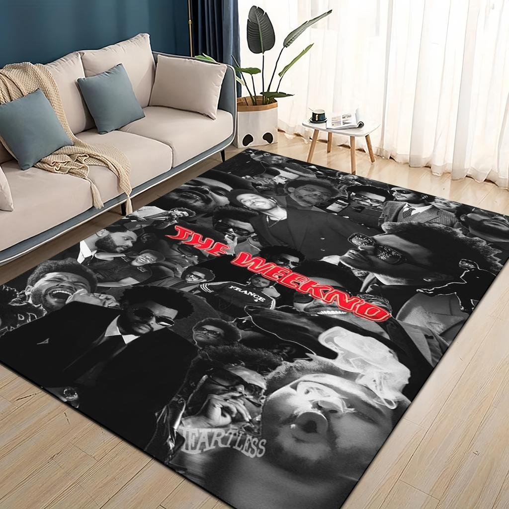 3D Ковер The Weeknd X.O Певец R&B для Гостиной Спальни Дома Украшение Дивана, Детский Игровой Нескользящий Коврик Рождественский Подарок