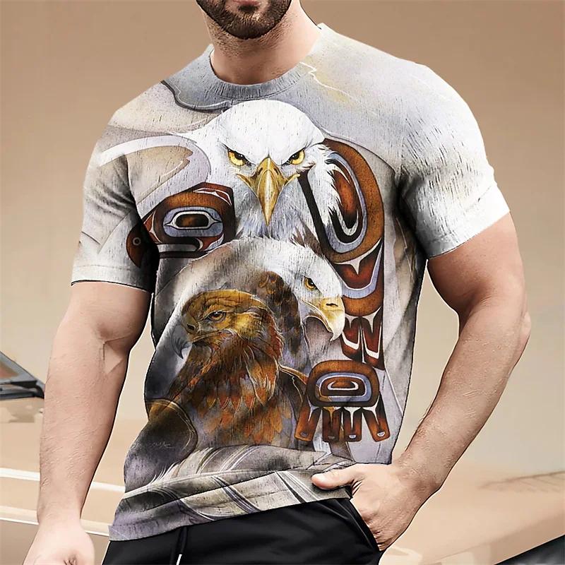 American Eagle Tees Graphics 3D Printing Mens T-shirt Fashion Casual Tops Unisex Oversized O-Neck Short Sleeve T Shirts
