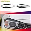 2pcs Gloss Black Eyebrows For BMW 3 Series F30 Sedan F31 Wagon 2012-2019 Car Headlight Eyelids Lids ABS Plastic Accessories