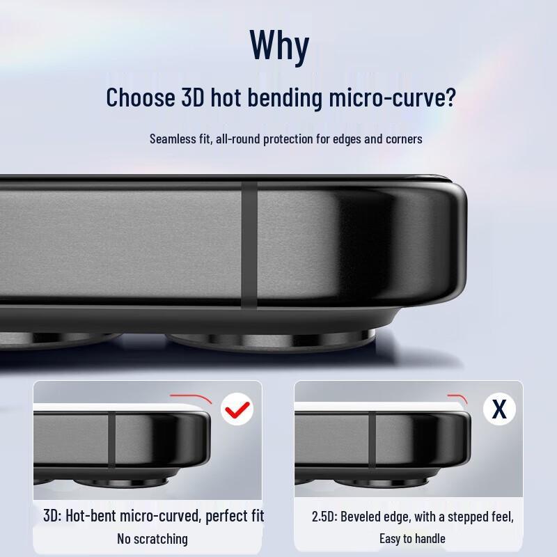 Mr. Blue Gorilla AR Tempered Glass Screen Protector for iPhone 16 Pro (2-Pack)