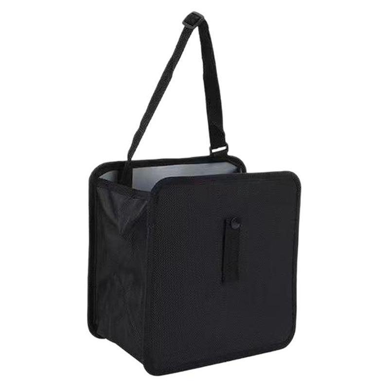 Большая вместимость автомобильного мусорного бака с регулируемым ремнем, водонепроницаемый складной автомобильный органайзер для мусора, подвесная переносная сумка для хранения