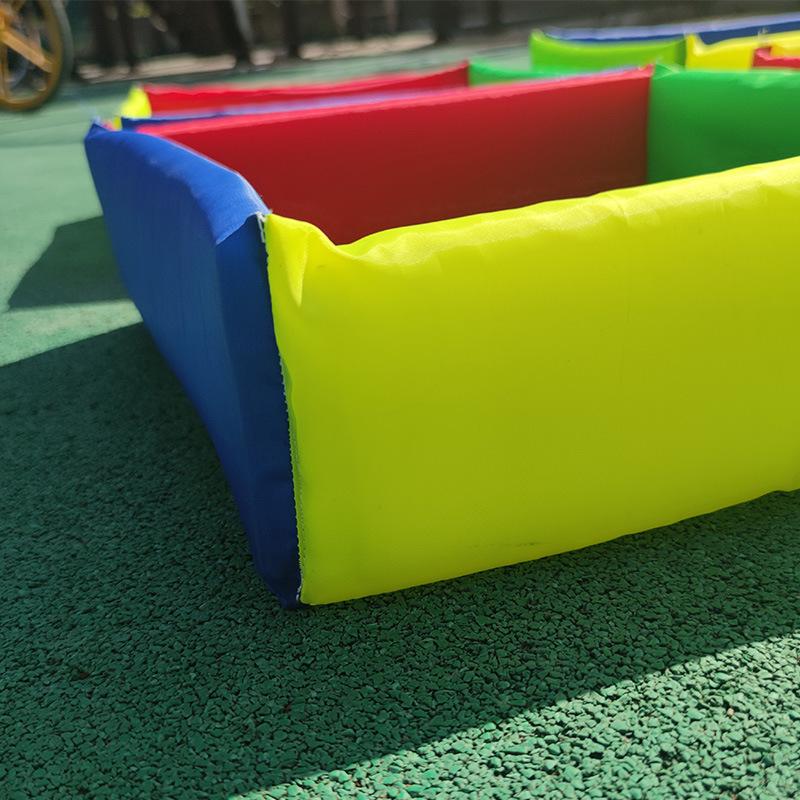 Детские Веселые Игры на Открытом Воздухе Прыжковая Рама Просверливание Отверстий Игрушки Тренировка Сенсорной Интеграции Ребенок из Детского Сада Спортивный Реквизит Множественные Игры