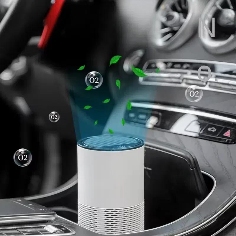 Новый портативный очиститель воздуха с анионами, фильтр для дыма и воздуха, мини-USB, перезаряжаемый, цветной ночник, дезодорирующий для автомобиля, дома, спальни, офиса