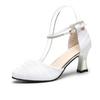 Zapatos De Mujer женские милые туфли с острым носком розового цвета с пряжкой на высоком каблуке женские офисные черные туфли-лодочки Sapatos Femininas B9545
