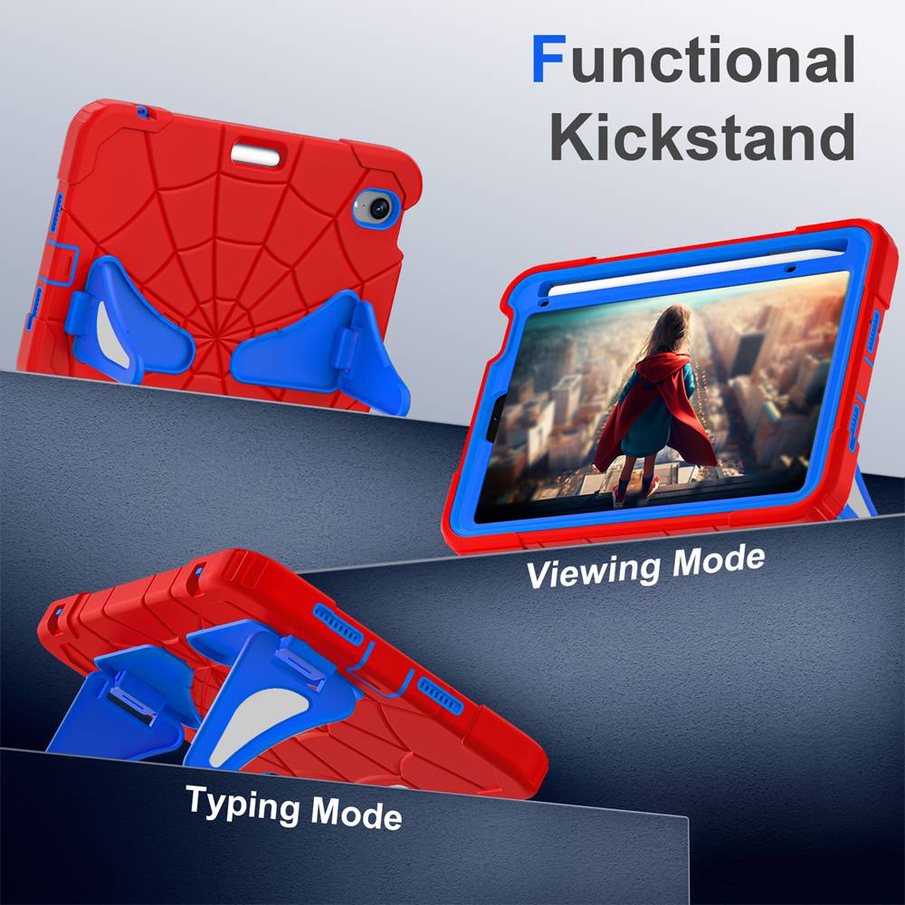 Для iPad mini 7 2024 A17 Pro Чехол A2993/A2995/A2996 8,3-дюймовый чехол для планшета Силикон + ПК Для iPad mini 6 A2567/A2568/A2569 паук