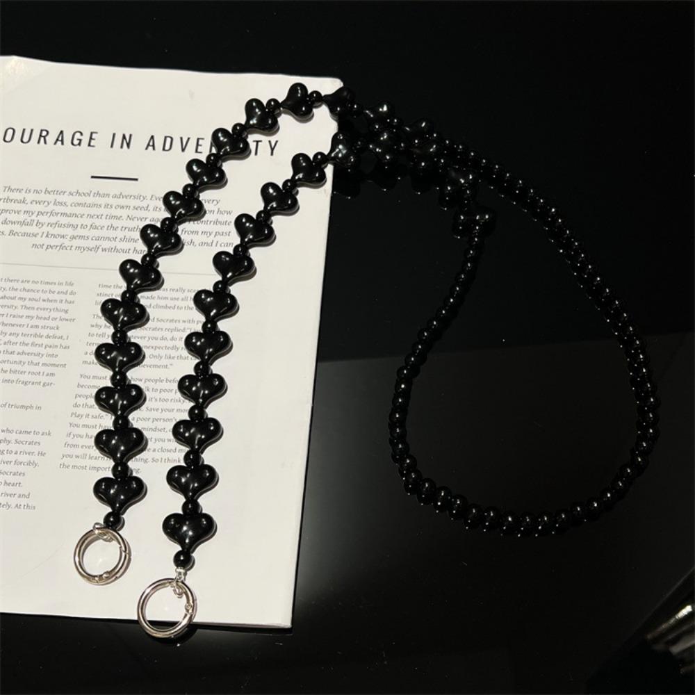 Crossbody Mobile Phone Chain Long Cellphone Lanyard Beads Phone Strap  Phone Accessories