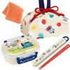 Skater Mini Towel Thomas Friends Antibacterial Lunch Box with Core 360ml Chopsticks Chopstick Box Drawstring Set & &