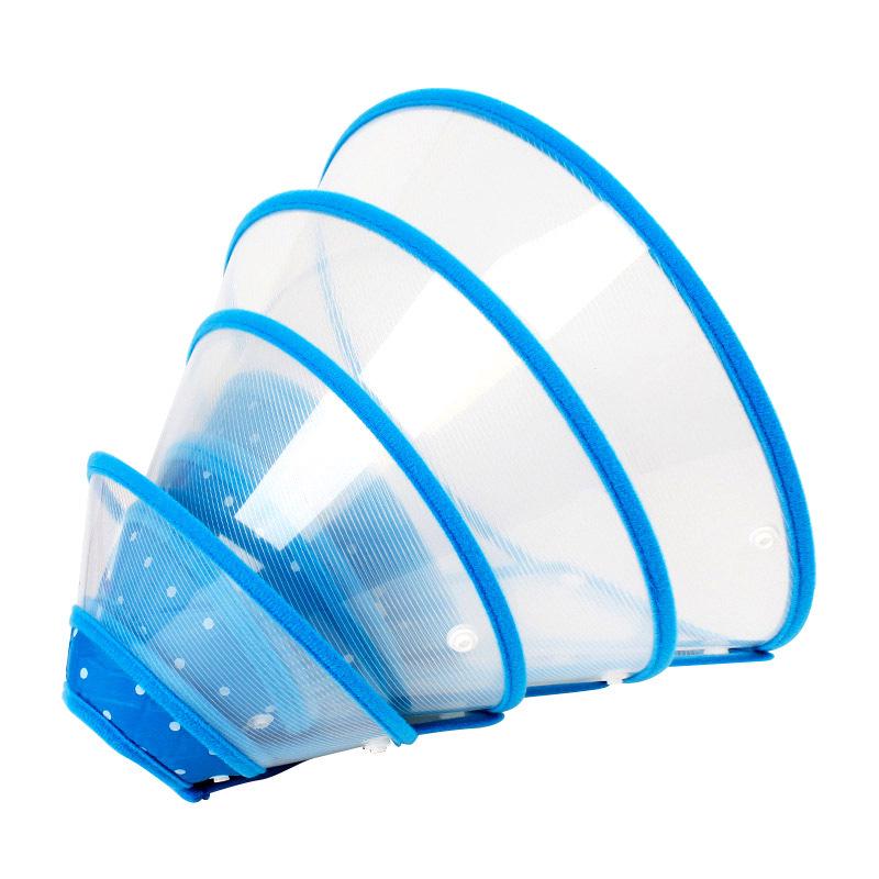 Прозрачный ПЭТ Елизаветинский воротник - Защита от укусов и вылизывания, Головной убор для кошек и собак, Защитный конус стыда