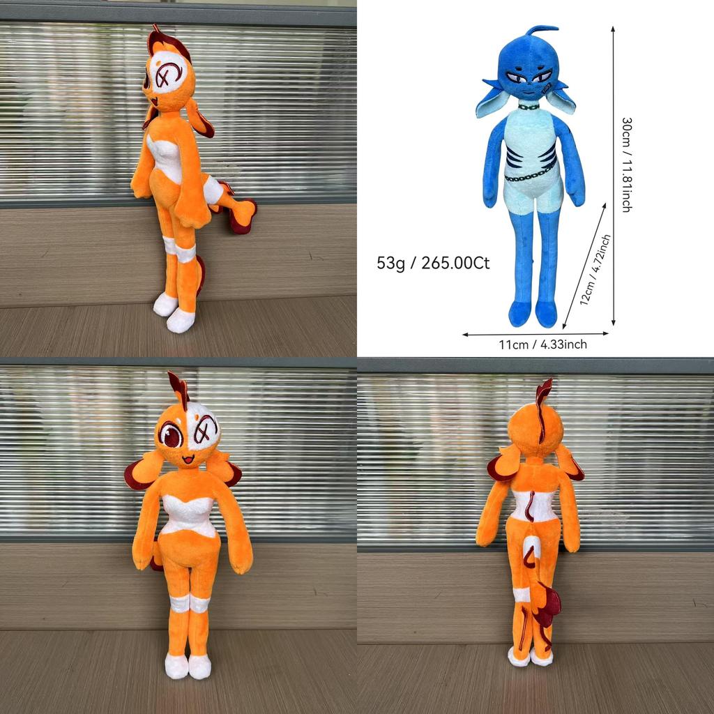 Плюшевая игрушка рыба-клоун с мягким наполнителем из кристального волокна для детей и коллекционеров