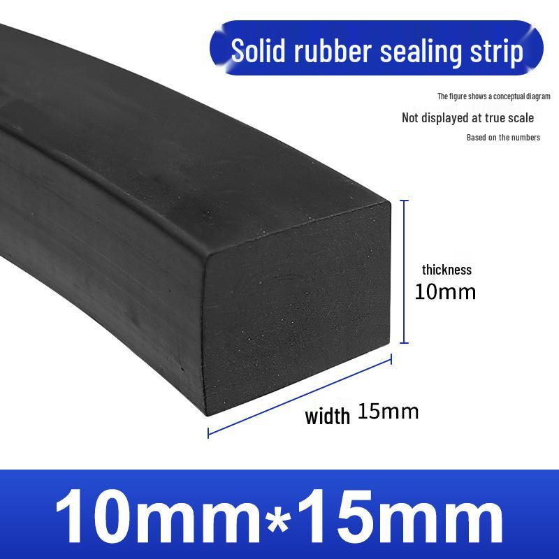 Nitrile Rubber Strip: Oil & Pressure-Resistant Shock Absorbing Glass Pad for Sealing & Joint Support