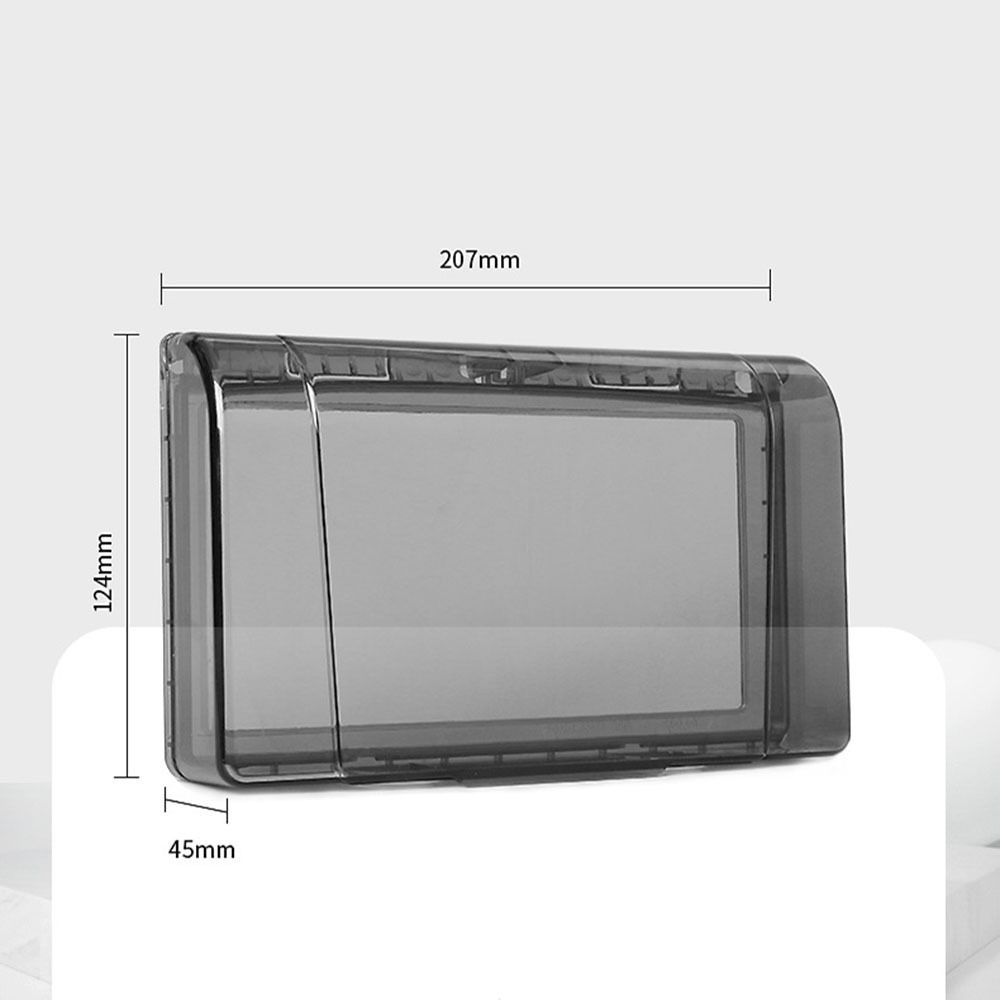 Double-position Splashproof Box Self-adhesive Outlet Socket Waterproof Cover Outlet Case Indoor