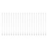 20 шт. соединительная полоса вешалка соединительная вешалка для пальто белые демонстрационные полоски пластиковые