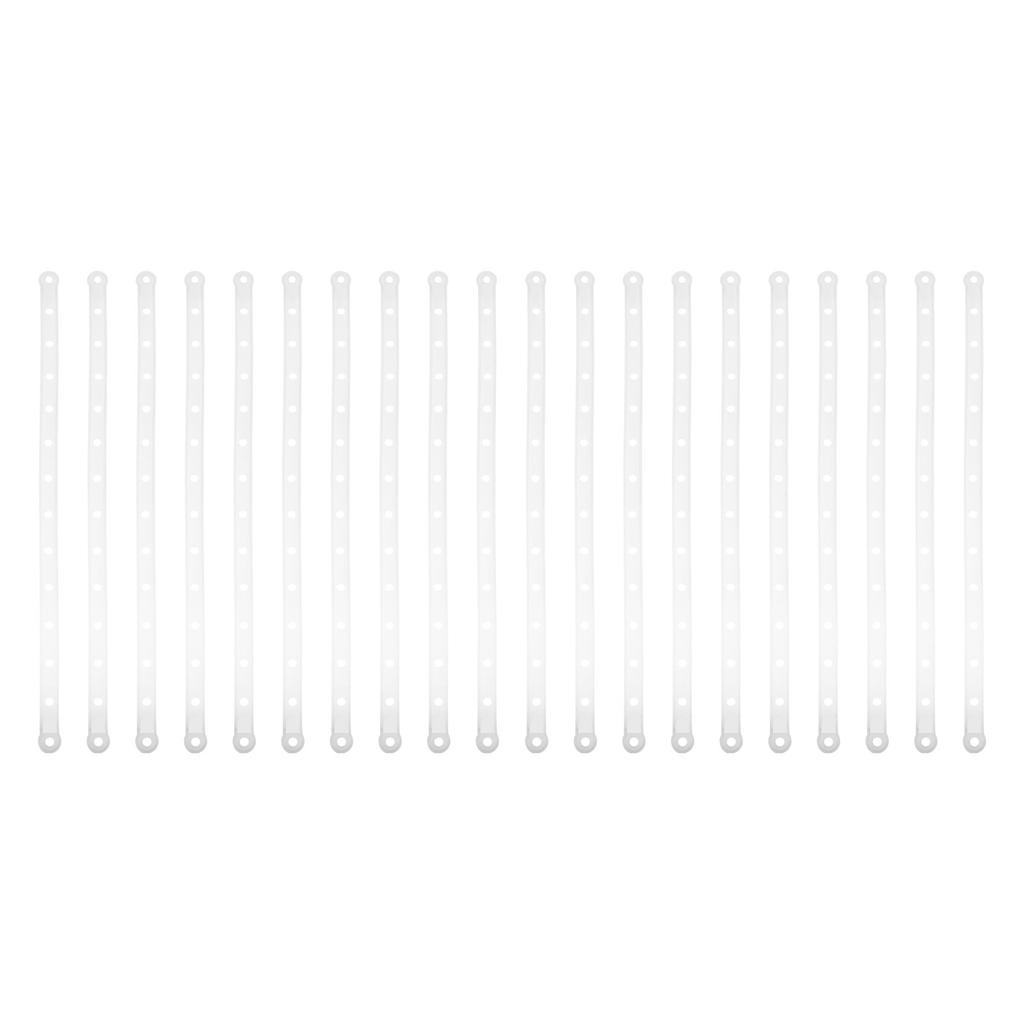 20 шт. соединительная полоса вешалка соединительная вешалка для пальто белые демонстрационные полоски пластиковые