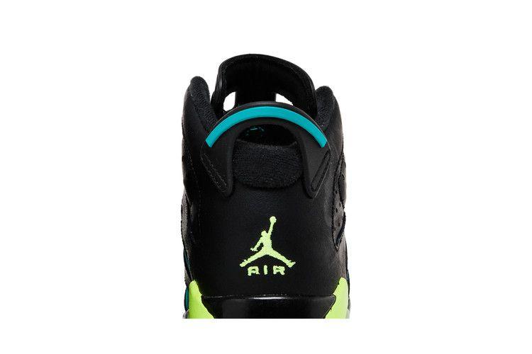 Kids' Sneakers Jordan 6 Retro Turbo Green (GS) Black/Volt Ice-Turbo Green-Black