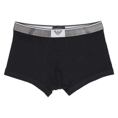 Emporio Armani TECH WOOL Трусы-боксеры из технологичной шерсти, Застежка спереди, Размер ЕС, Мужское брендовое нижнее белье, 54095269, M (Размер ЕС), 98. черный