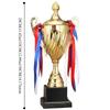 Metal Material Gold Trophy Cup Large Size Winner Trophies First Place Trophies  Celebration Events