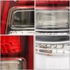 Черная рамка галогенного заднего фонаря для 2019-2023 Dodge Ram 1500 (68261577AE)
