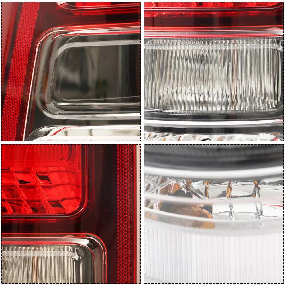 Черная рамка галогенного заднего фонаря для 2019-2023 Dodge Ram 1500 (68261577AE)