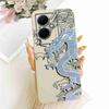 For vivo Y78+ 5G V2271A Case Cream Style Flower Cartoon Silicone Back Cover For Vivo Y78 Plus 5G Phone Cases Bumper