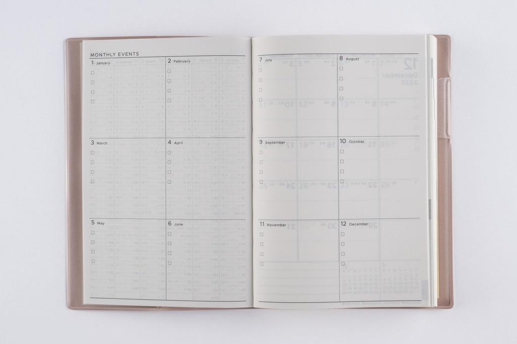 552 Torinco1 Takahashi 2026 Dawn B6 Variant Planner, Shoten, Edition, Pink, Daily,