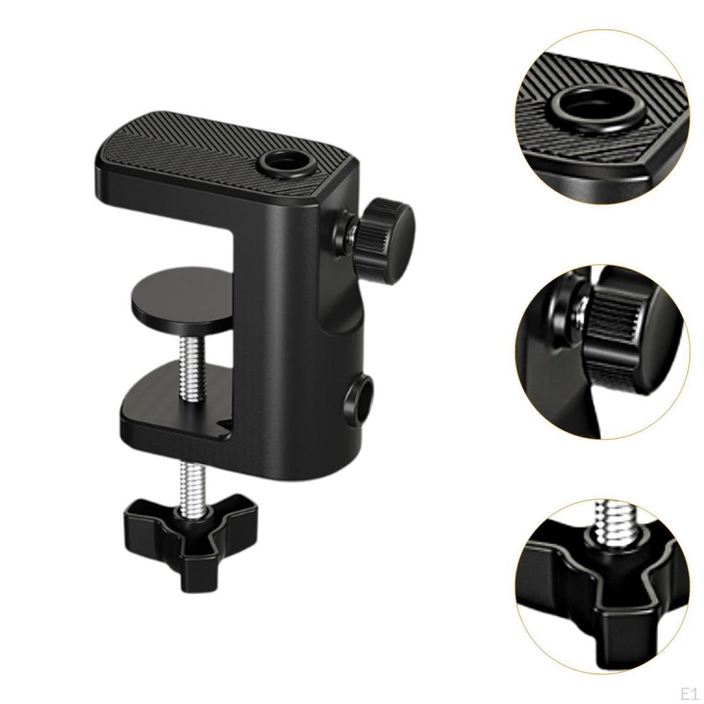 Table Mount Clamp C Versatile Compact Sturdy Desk Clamps for Microphone Scissor Arm