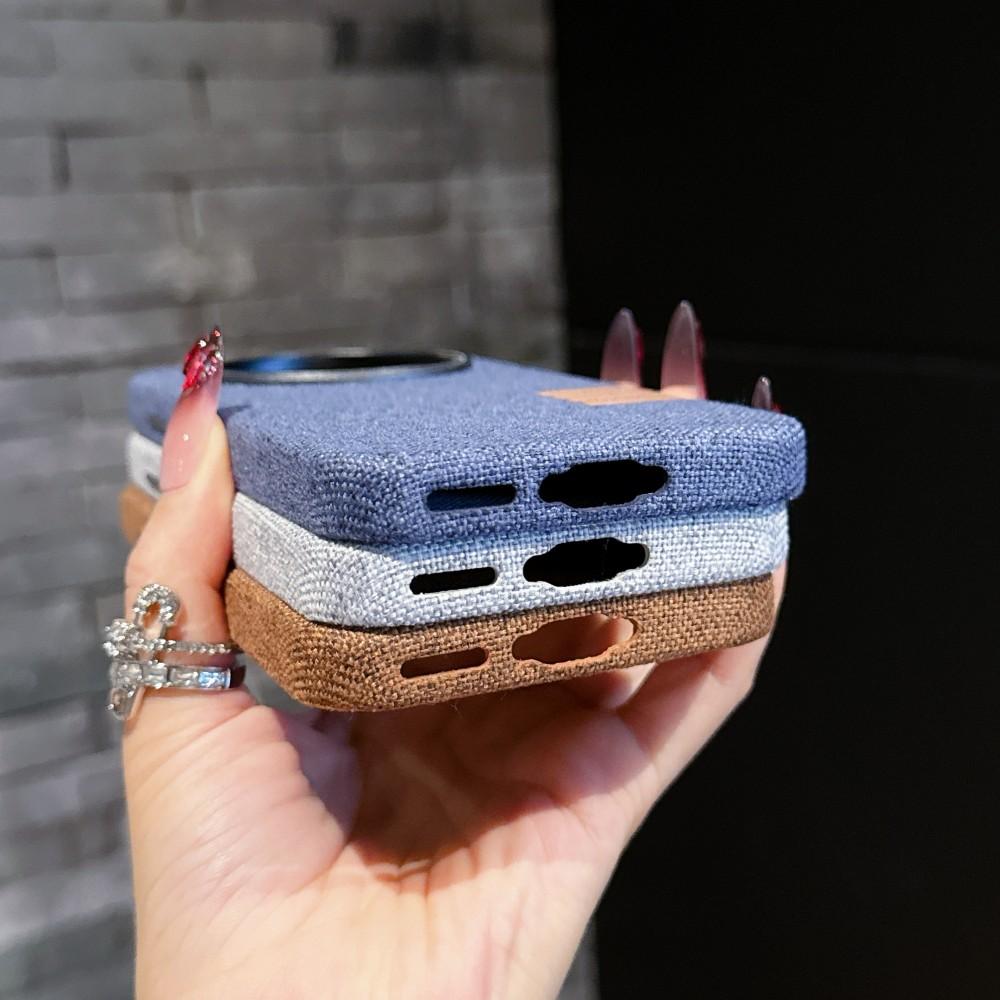 Для VIVO X200 Pro Чехол Роскошная Ткань из ПУ Кожаная Защитная Задняя Крышка Чехол Для VIVO X200 Pro Mini X200PRO Полное Покрытие Оболочка Телефона