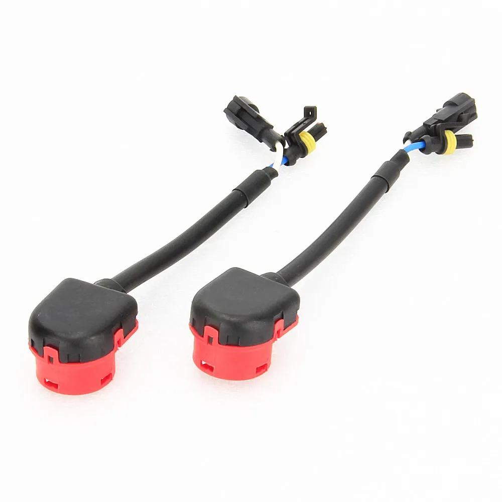 2Pcs HID Headlight Wiring Harness D2S/D2R