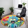 Круглый ковер Rick and Morty для офиса, под офисные стулья, спальни, гостиной, домашний декор a0908176
