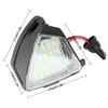 2X Canbus Error Free LED Under Side Mirror Puddle Lights For Volkswagen Eos 06-up Golf 5 Plus GTI MKV 06-09 Sharan MK2 7N 10-16