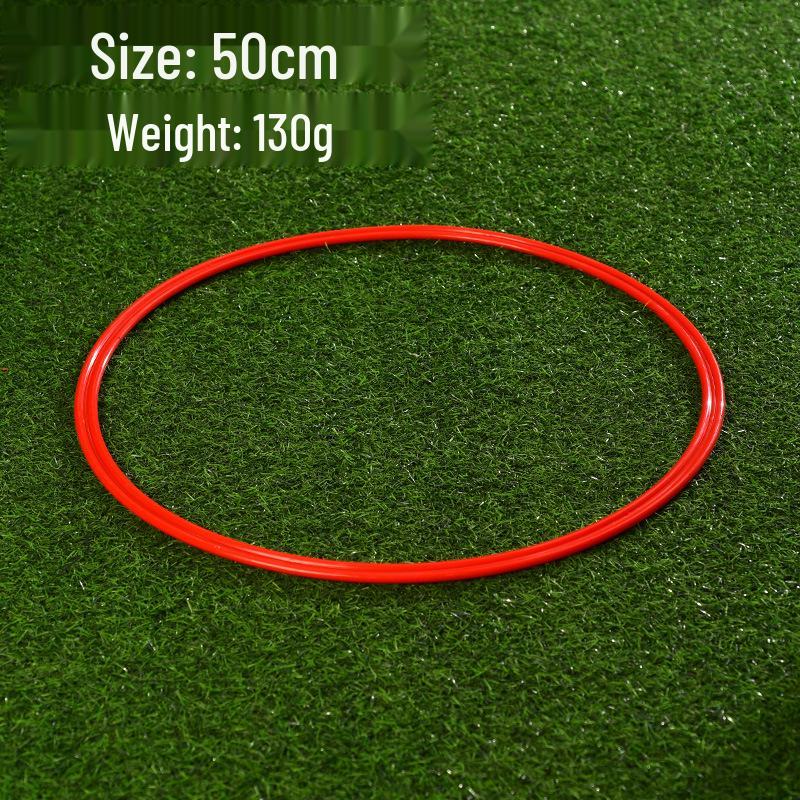 Thickened Round Bottom Football Hurdles with Holes - 30/52cm Multifunctional Training Cones