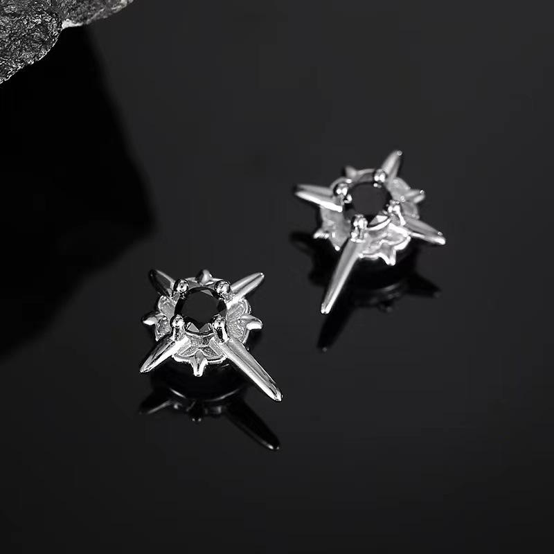 1 Pair North Star Magnet Ear Clip for Men Without Ear Holes Earrings Women Simple Jewelry Daily Decoration