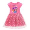 Cute Kpop Witch Hunt Dress for Children, Summer Girl Princess Tulle Dress
