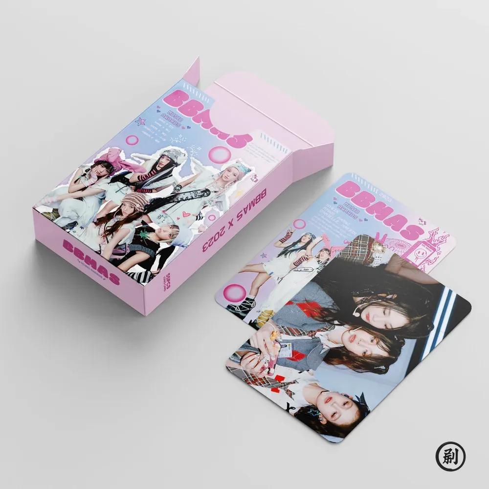 55 шт. Idol Девичья группа Новый альбом Bunnies Club HD Печатные фотокарточки MINJI Hanni DanieIIe Hyein Haerin Карточки Lomo Подарки для фанатов