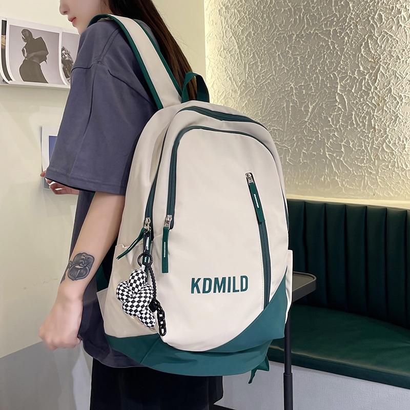 IELGY Сверхлегкий школьный рюкзак, легкий школьный рюкзак большой вместимости, пятицветный вариант (опционально). (без кулона)