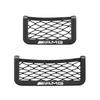 BAL1 Car Organizer Storage Bag Auto Paste Net Pocket Phone Holder Stickers For Mercedes Benz AMG W204 W213 W205 W211 W212 W176
