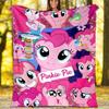 1pc My Little Pony2 Theme Blanket - Digital Print, Polyester, Cozy for All Seasons, Perfect for Outdoor, Camping, and Travel
