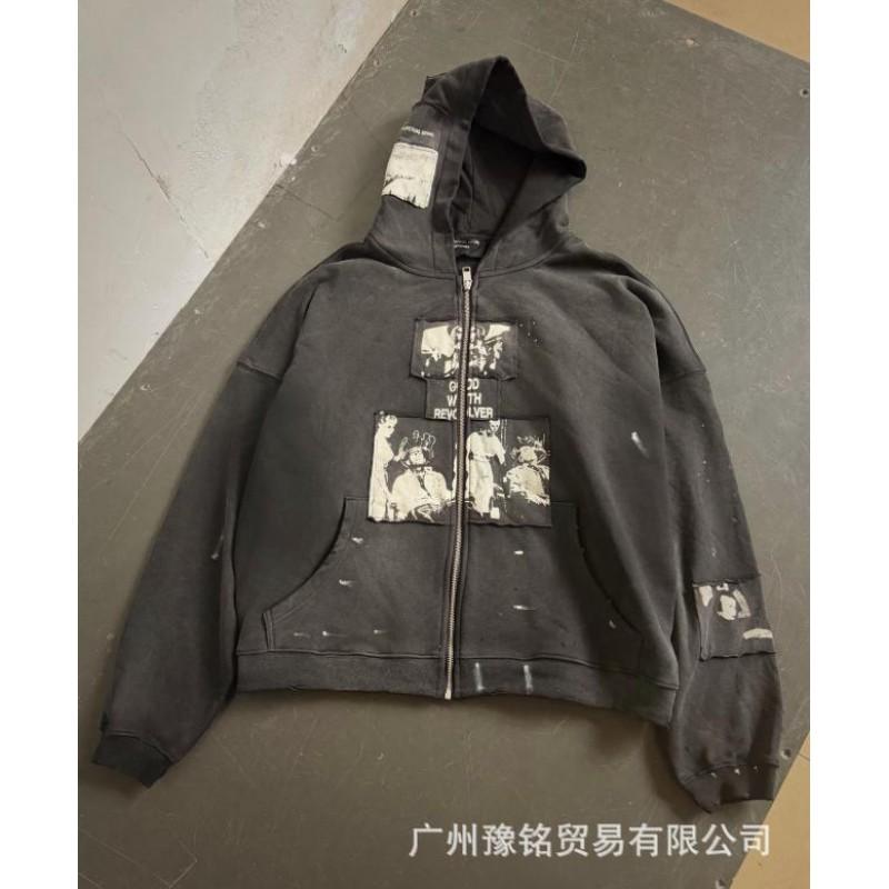 Unisex Oversized Cotton Graphic Print Hoodie Streetwear Loose Fit Casual Sweatshirt