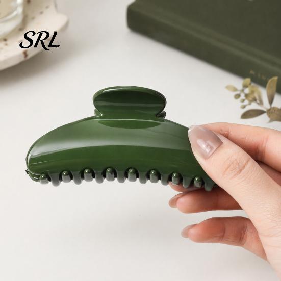 Durable Hair Clip Large Shark Claw, Leopard Pattern Clip, Firm Grip Plastic Claw Shower Back Head for Daily Party Outing Accessory