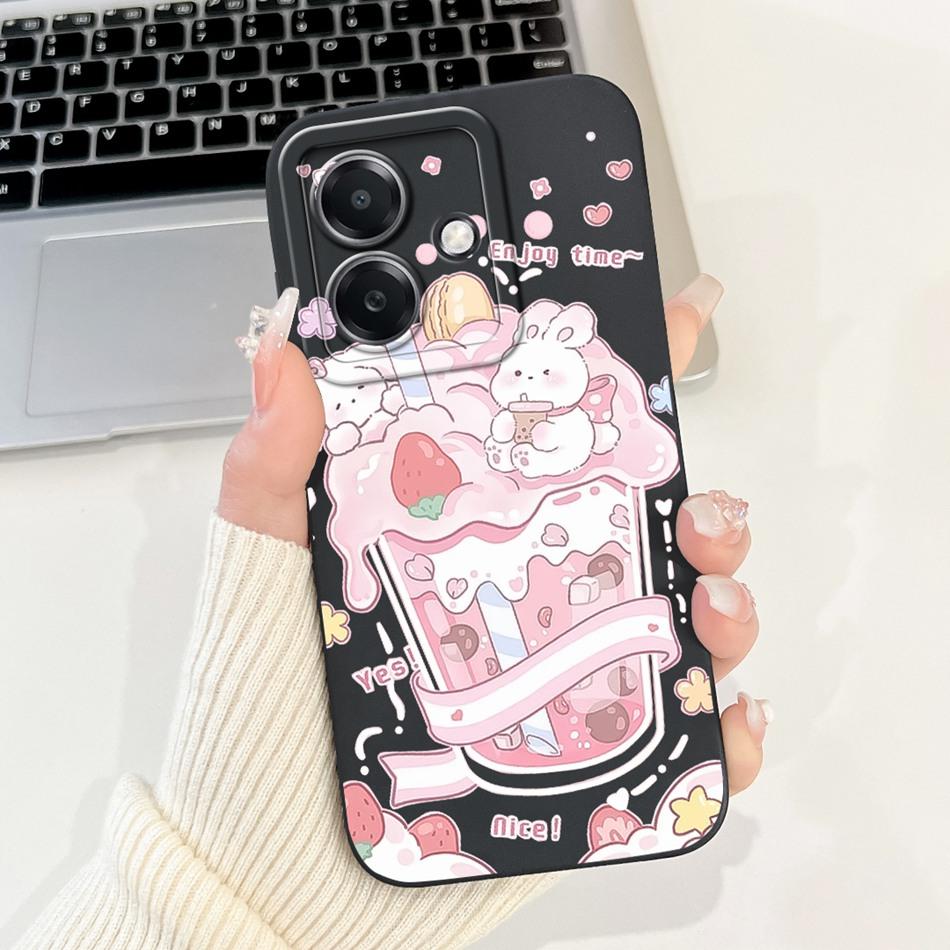 Для Oppo A3x A3 Pro Глобальный Милый Мультяшный Чехол-Животное Для Oppo A3 5G 4G A 3X A3Pro Желейный Силиконовый Ударопрочный Мягкий Чехол