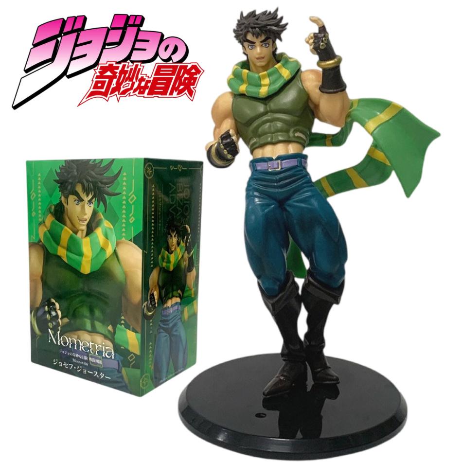 19 см Аниме Невероятные приключения ДжоДжо:Фигурка JoJo's Bizarre Adventure: Battle Tendency Джозеф Джостар ПВХ Статуя Модель Коллекционная Настольное Украшение Игрушка Подарок