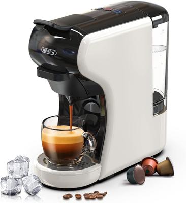 Hibrew H1A Coffee Capsule Maker, Coffee Maker Multi Capsule, Espresso Machine, Pressure 19 Bars, Automatic Shut-off, Compact, Water Tank, White