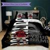Custom Name Cristiano Ronaldo Bedding,Quilt Set Quilt Cover Pillowcase Home Birthday Gift(1 * duvet cover + 2 * pillowcase, without core)_xia