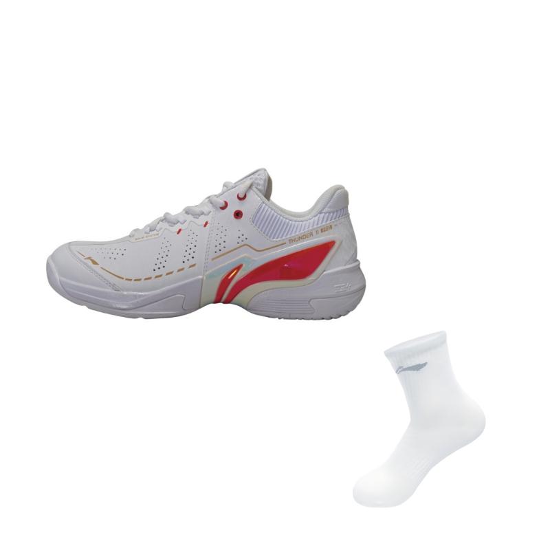 Коллекция бадминтонной обуви Li Ning Thunder II PRO Синтетическая кожа, Текстильное покрытие Поддержка Бадминтонные кроссовки Унисекс AYAW001-5