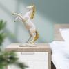 Украшение скачущей лошади Полка Статуя Орнамент Золото
