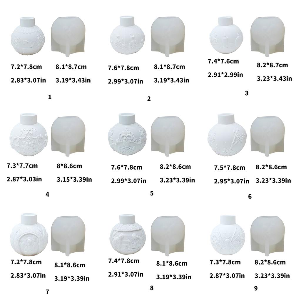 Модная прочная силиконовая форма, портативный аксессуар для сферических подсвечников, простая в использовании, несколько размеров, для ежедневного использования
