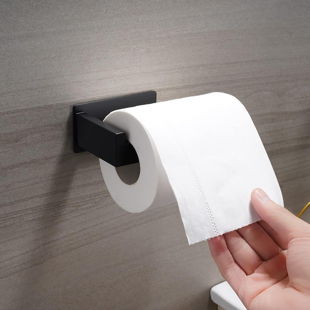 Premium,Toilet Paper Holder, Stainless Steel, Wall Mounted, Washroom, Self Adhesive, Toilet Paper Roll Holder